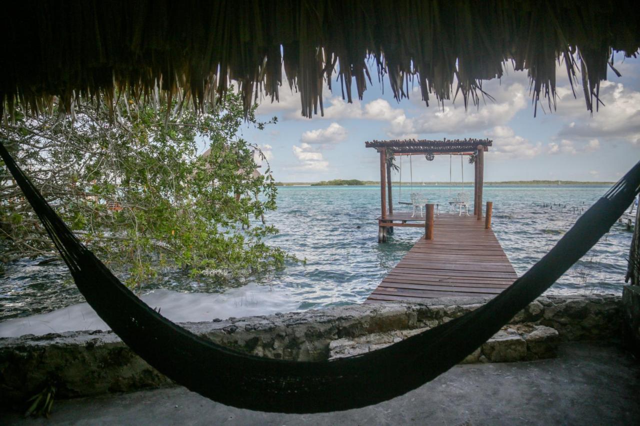 Lucia'S Lagoon House: Free Kayaks And Bikes Bacalar Exterior foto