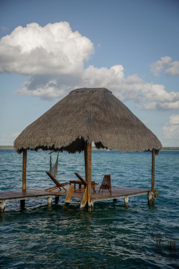 Lucia'S Lagoon House: Free Kayaks And Bikes Bacalar Exterior foto